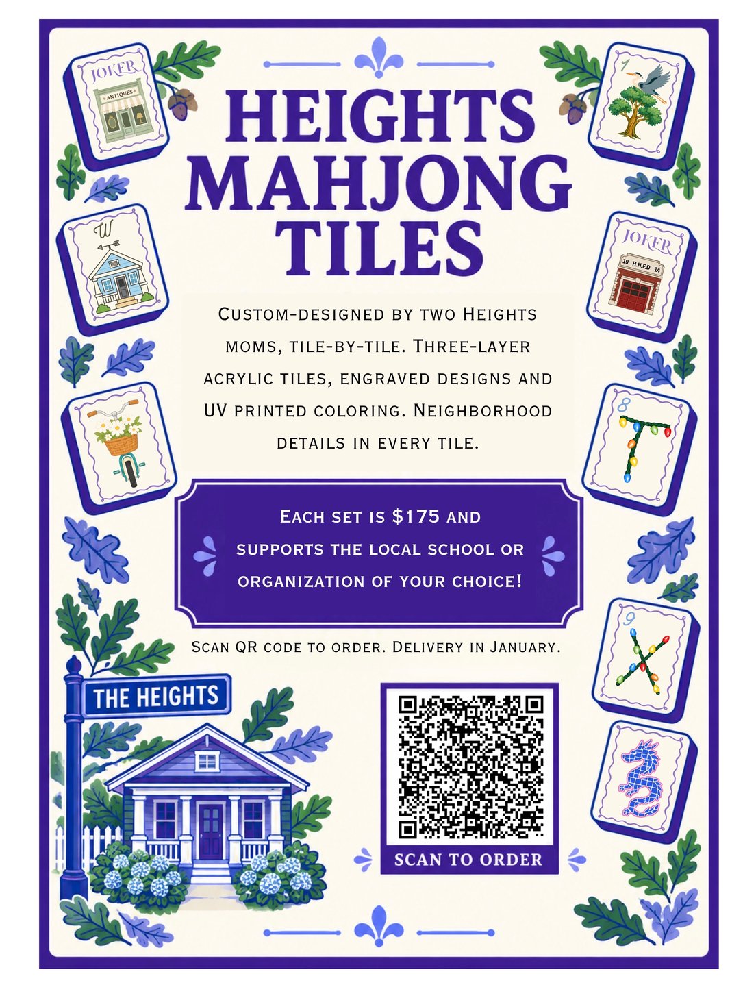 Heights Mahjong Tiles